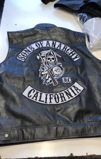 Sons of Anarchy Jax Teller Redwood Leather Biker Vest