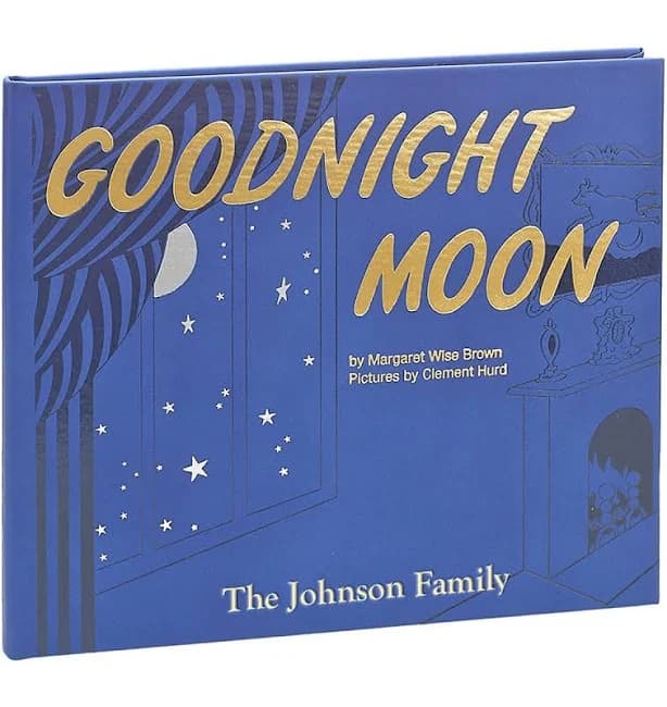Personalized Leather Goodnight Moon Book