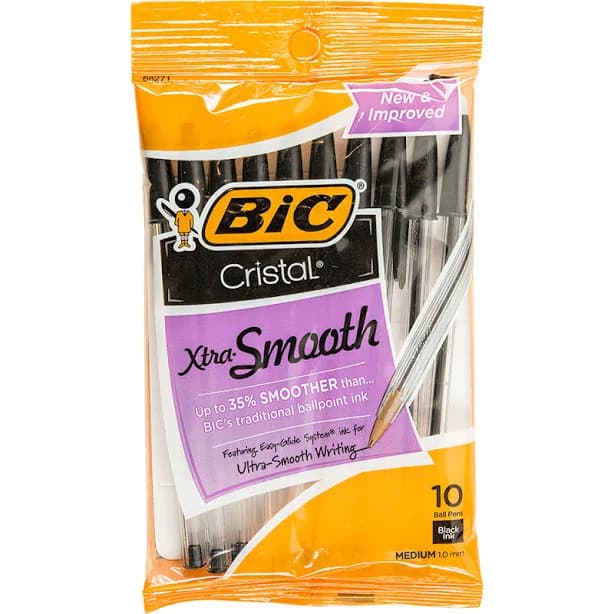 Bic Cristal 10 Pack (Black)