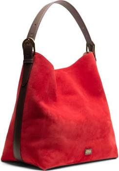 Hunter Suede Hobo Bag