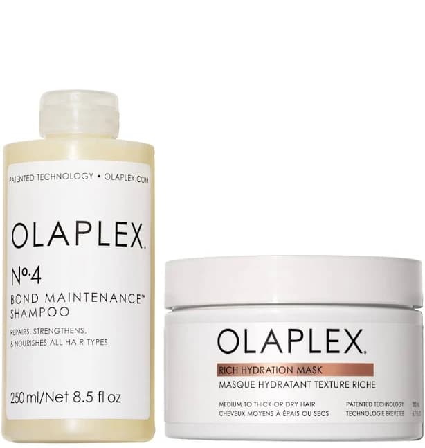 Olaplex No.4 Bond Maintenance Shampoo & Rich Hydration Mask Bundle