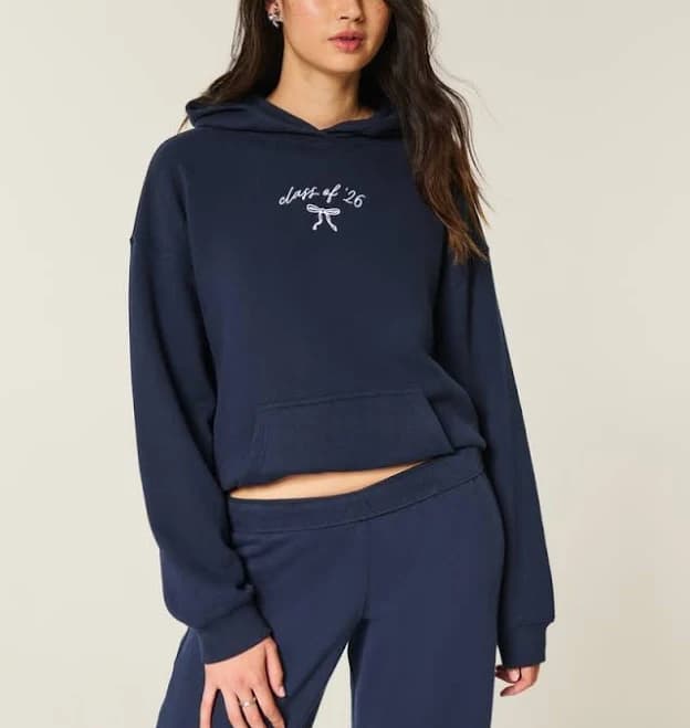 Hollister Women's Oversized Class of '26 Graphic Hoodie