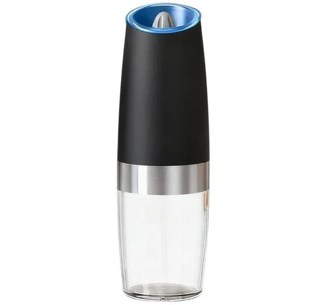 Lynzavix Electric Pepper and Salt Grinder Set with Adjustable Coarseness and LED Light in Stainless Steen