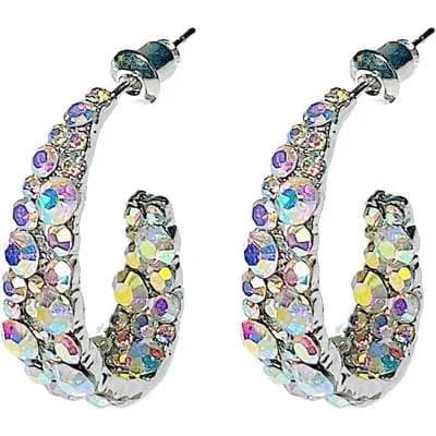Bohemian Statement Large Dangle Drop Earrings in Sterling Silver