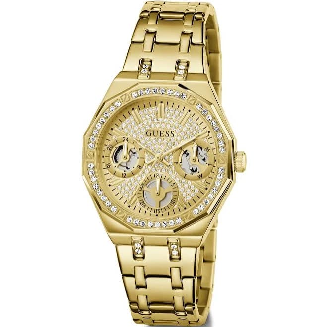 GUESS Women's Quinn Multi-function Stainless Steel Watch