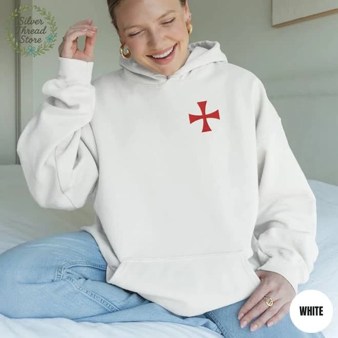 Knights Templar Cross Hoodie