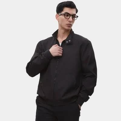 Rokka&Rolla Men's Classic Full Zip Bomber Jacket