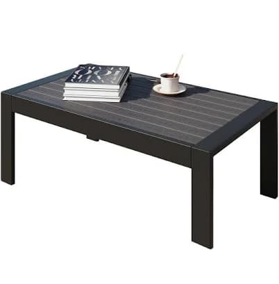 Kiss The Water All-Weather Aluminum Outdoor Coffee Table