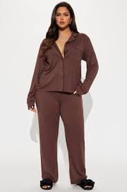 In The Morning PJ Pant Set - Heather Grey | Fashion Nova