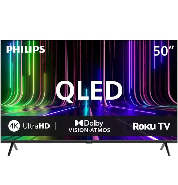 Philips - 50" Class 7900 Series QLED 4K UHD Smart Roku TV