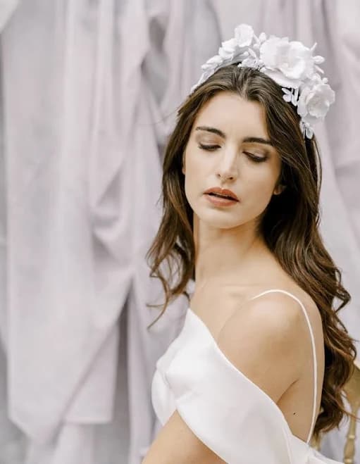 Eden Luxe Bridal Freya Floral Tiara