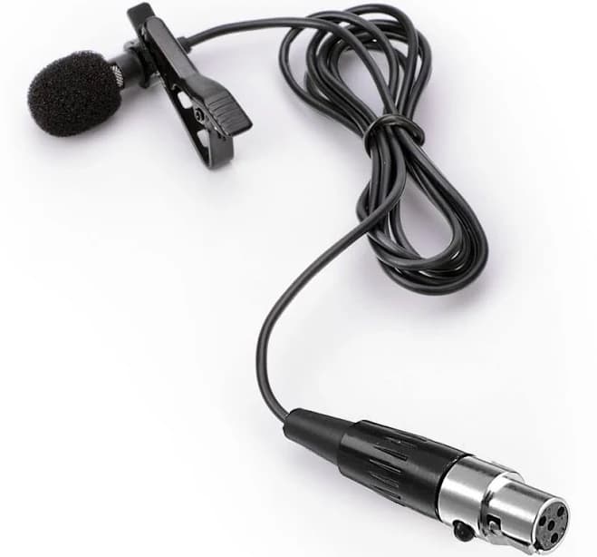 Lavalier Microphone For Shure Wl185 Microphone Lapel Collar Tie Clip