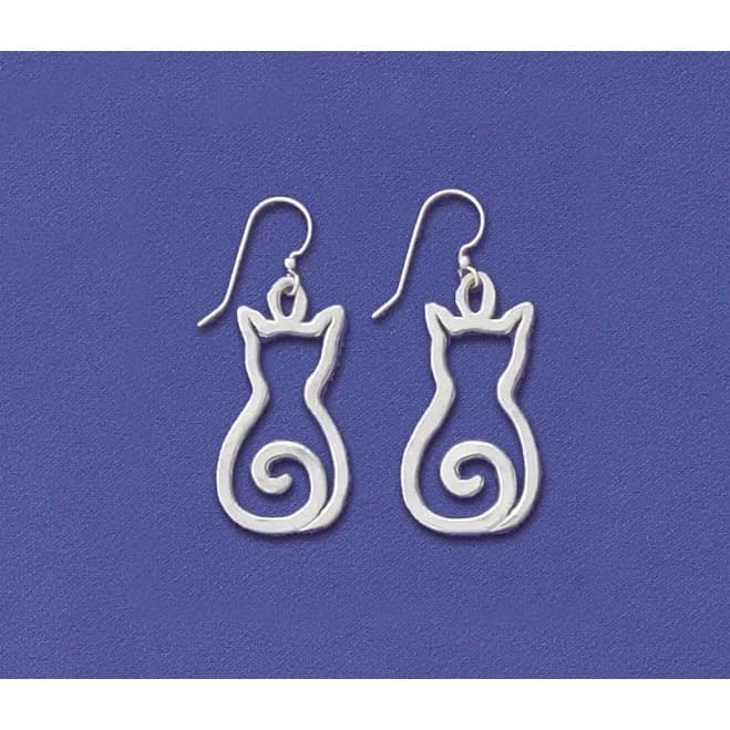 Spirit Cat Dangle Earrings