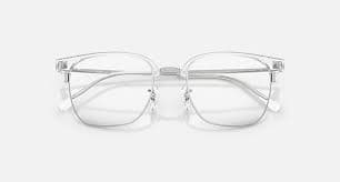 NEW CLUBMASTER OPTICS Eyeglasses with Transparent On Silver Frame - RB7216 | Ray-Ban® US