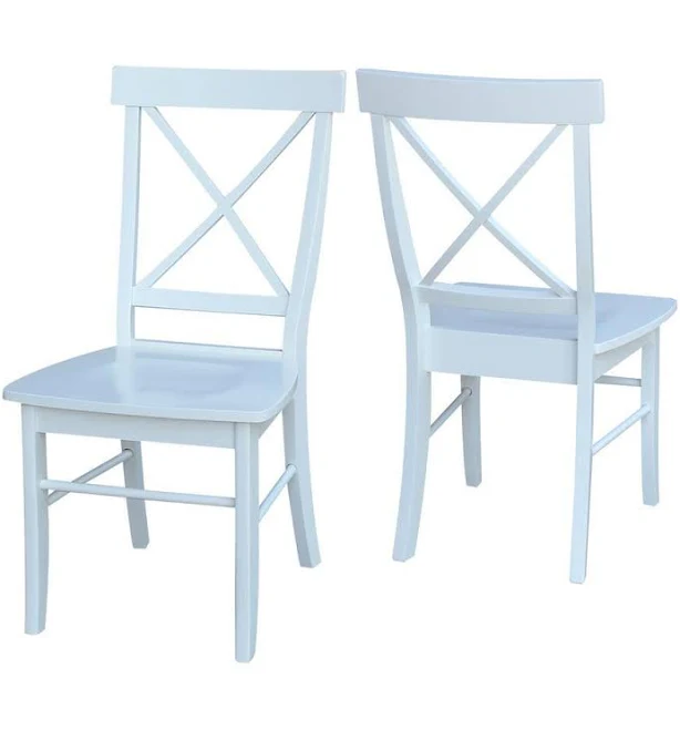 International Concepts X-Back Chair Set of 2