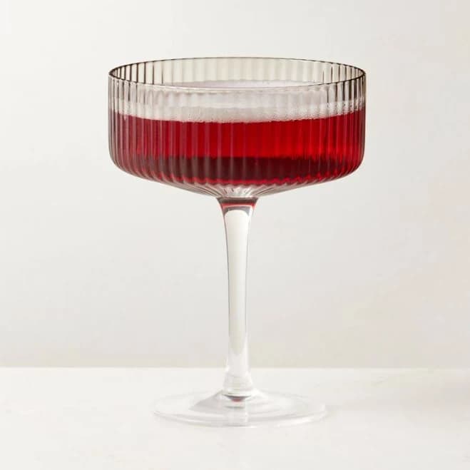 Eve Smoked Coupe Glass - CB2