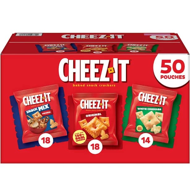 Cheez-It Variety Pack Snack Mix and Baked Snack Crackers