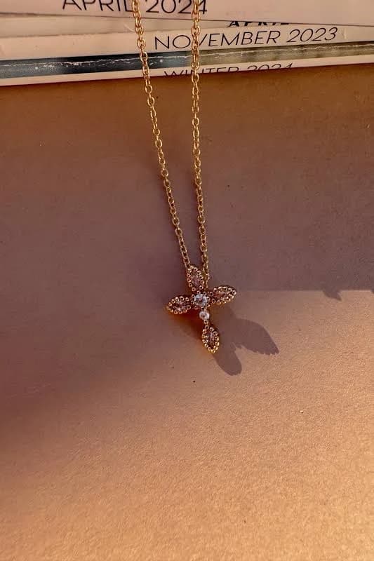 Elena Cross Necklace