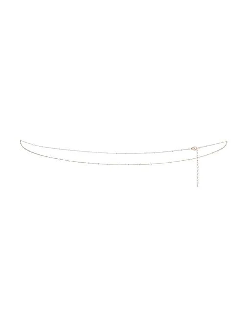 NAiiA Sierra Belly Chain in Metallic Gold