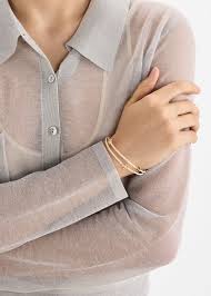 Tory Burch Double T Slider bracelet for Women - Cream in USA | Level Shoes