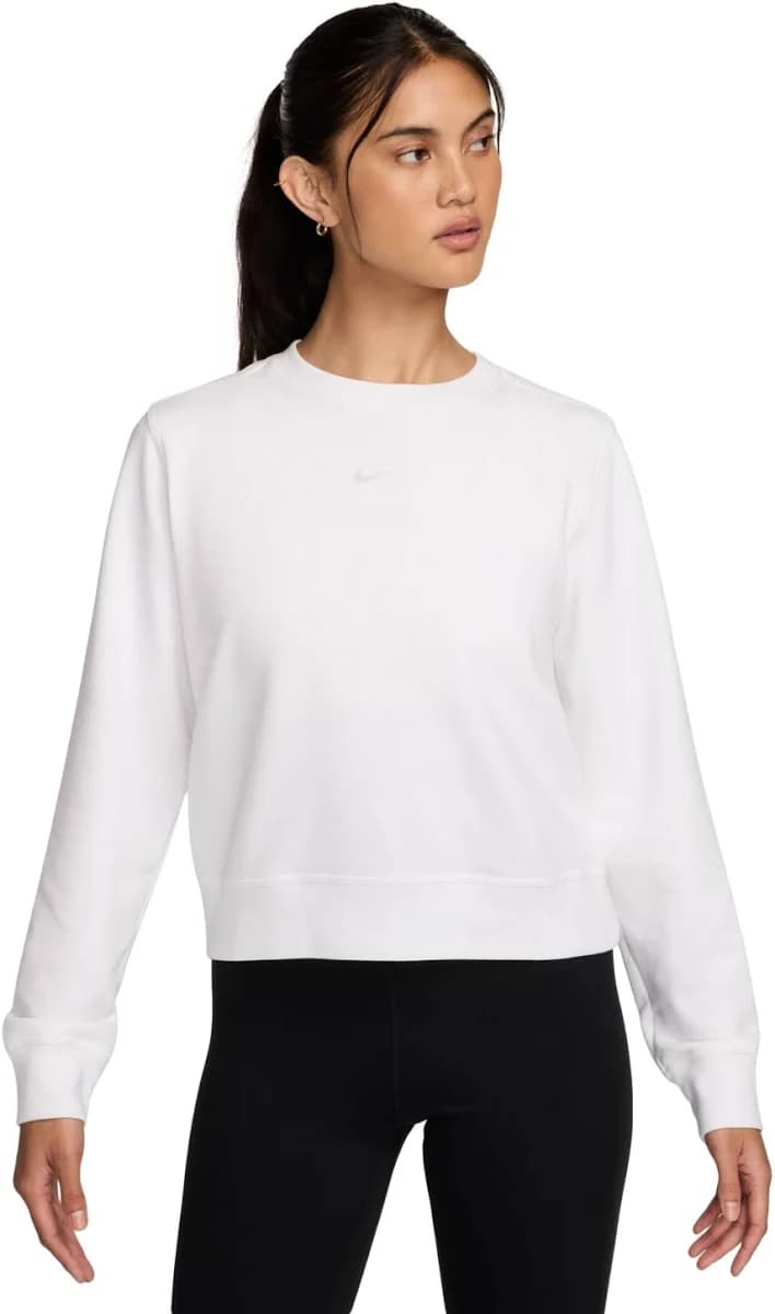 Nike Women's Dri-FIT One Crew-Neck French Terry Sweatshirt