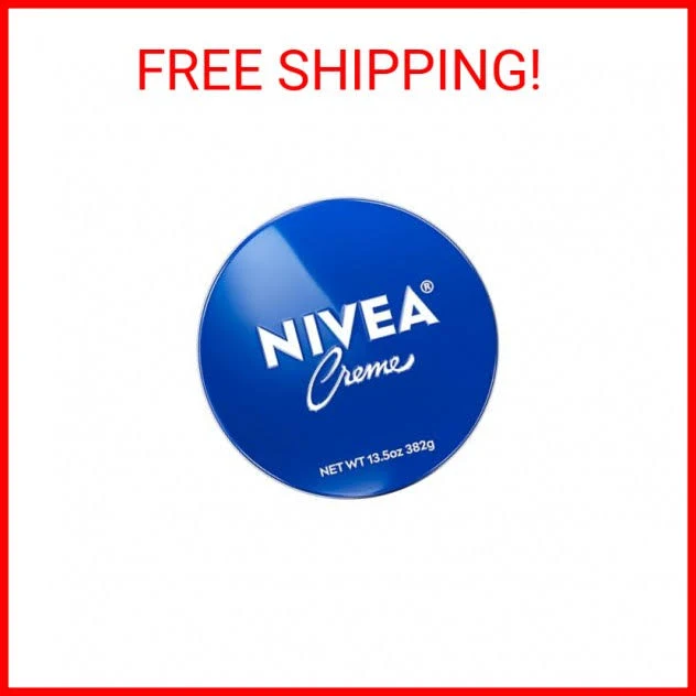 Nivea Creme Body, Face And Hand Moisturizing Cream, 13.5 Oz Tin