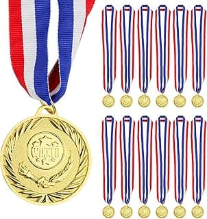 Gold Medals for Awards,1st Winner Medals for Sports, Competitions, Party, Olympic Style, 2 Inches