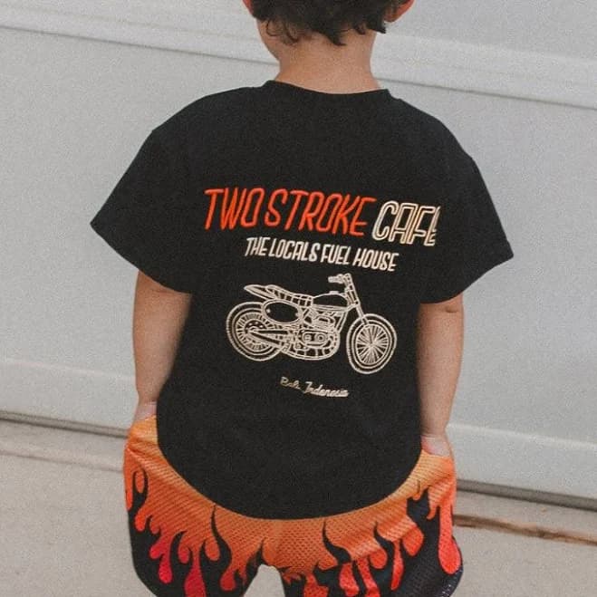 Little Trouble Heater Flame Shorts