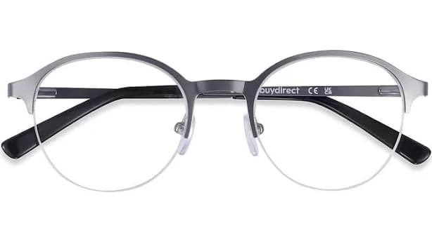 Thorpe Round Semi-Rimless Eyeglasses