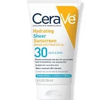 CeraVe Hydrating Sheer Sunscreen Lotion