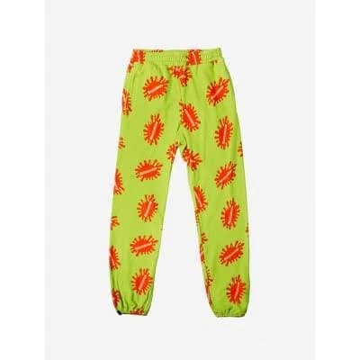 Nickelodeon Men's Slime Repeat Logo Polar Fleece Pants