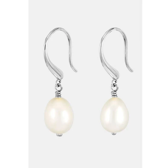 Baroque Pearl Sterling Silver Earrings