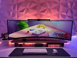 Hue Lightstrip PC Mount and Mounting Tape Black | Philips Hue