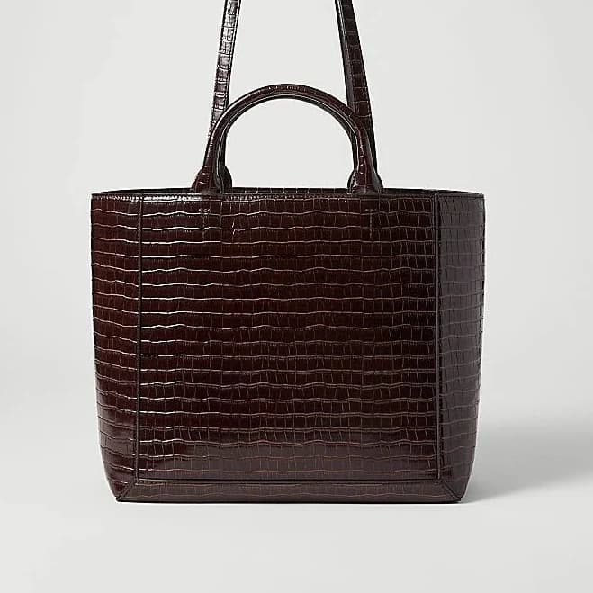 Ann Taylor Women's Croco Tote Bag