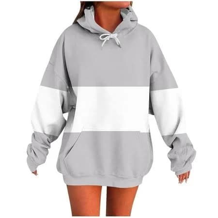 Women's Oversized Boyfriend Hoodie with Pocket
