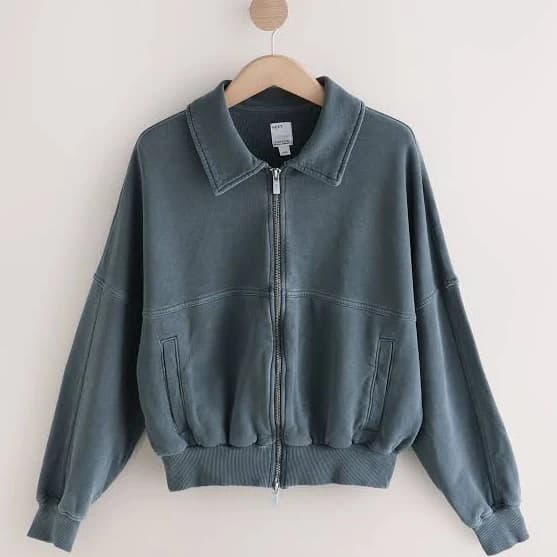 Women's Collared Bomber Jacket