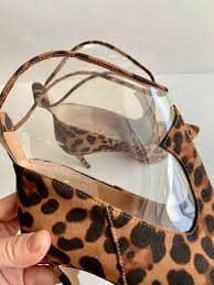 Jessica Simpson Periya Leopard print clear | Mercari