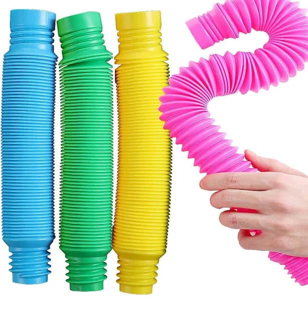 Pop Multi-Color XL Tubes Sensory Toy for Toddler Kids
