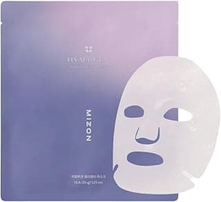 Hyalugen Pearl Jelly Face Mask (5 Pack) – Korean Beauty Full Face Sheet Mask with Collagen & Hyaluronic Acid