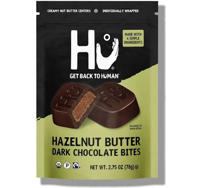 Hu Hazelnut Butter Dark Chocolate Bites