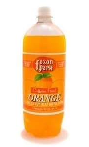 Foxon Park Orange Soda- Case of 12 one liter plastic bottles (ships UPS Ground)