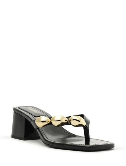 Arezzo Women's Sunny Mid Block Sandal