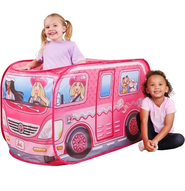 Barbie Cowgirl Camper Pop-Up Play Tent
