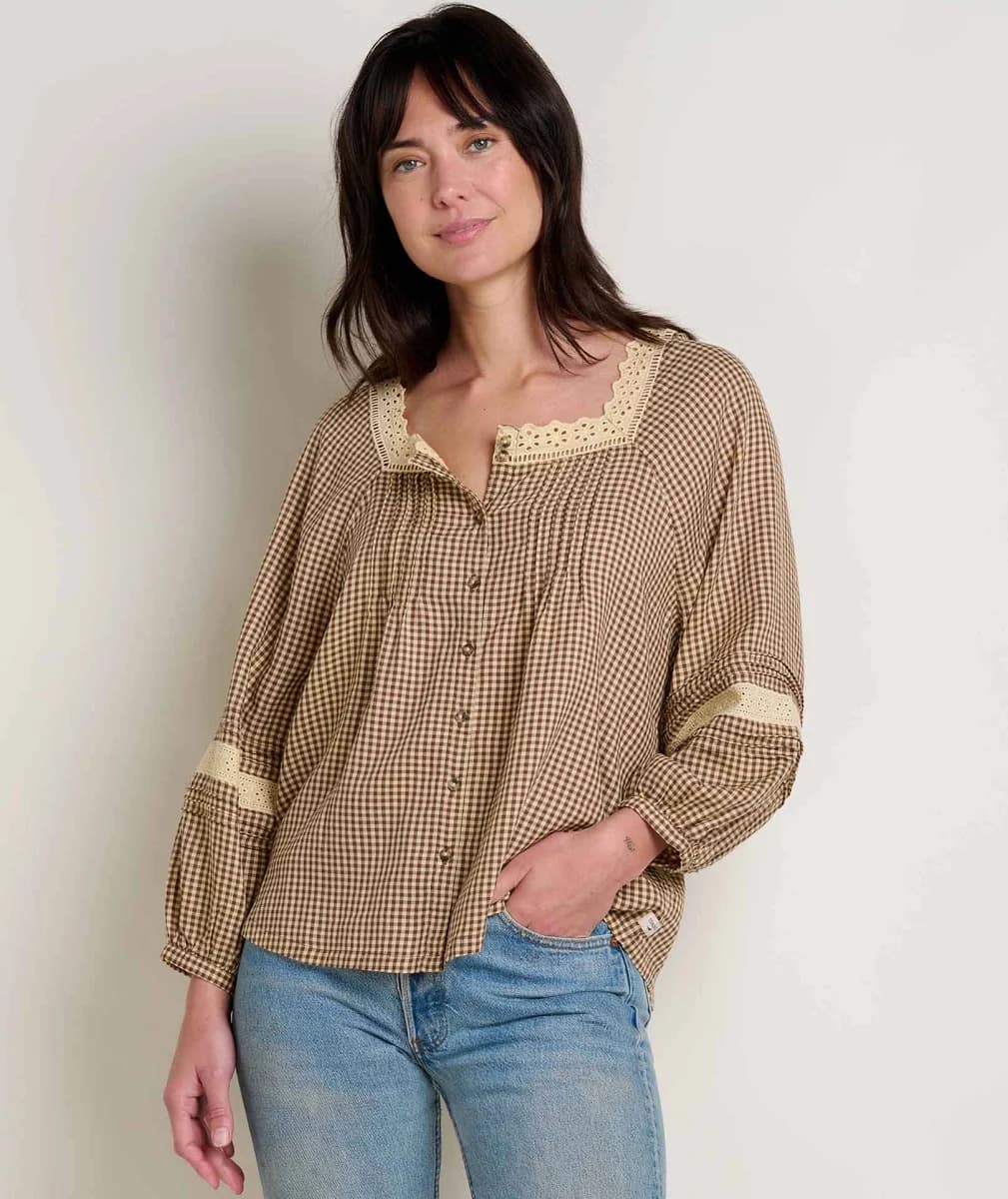 Toad & Co Manzana Peasant Long Sleeve Shirt Women's