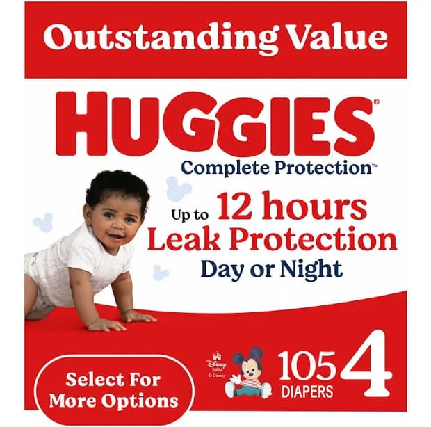 Huggies Complete Protection Baby Diapers