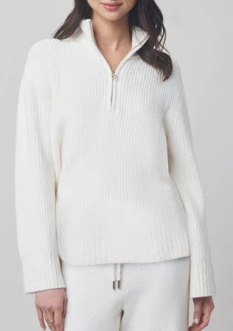 Splendid x Cellajaneblog Quarter Zip Sweater