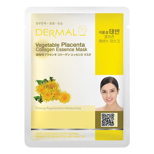 DERMAL Vegetable Placenta Collagen Essence Mask 10 Pieces