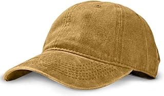 Unisex Vintage Washed Baseball Cap | Low Profile Soft Top Unstructured Cotton Baseball Cap | Adjustable Size Vintage Buckle