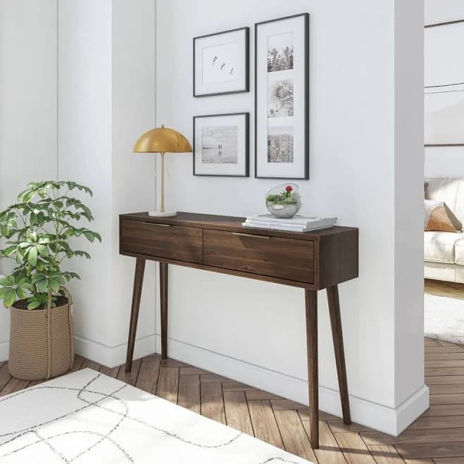 Plank+Beam Mid Century Modern Console Table