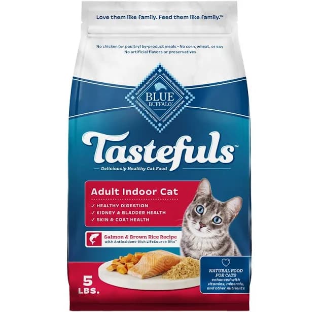Blue Buffalo Tastefuls Indoor Salmon & Brown Rice Adult Dry Cat Food